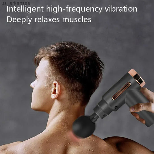 4 In 1 Massage Gun | Deep Tissue Percussion Massager With 4 Attachment|