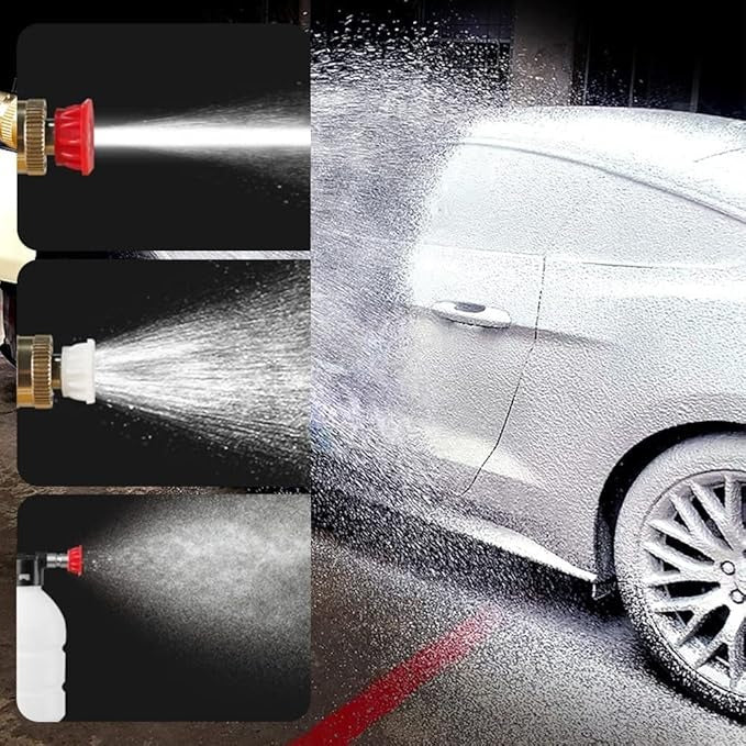 Automatic Cordless Car Wash Spray Gun | 48V High Pressure Lithium Battery |