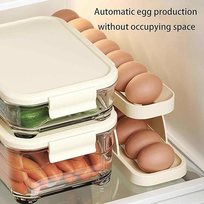 15 Grid Rolling Egg Storage Box