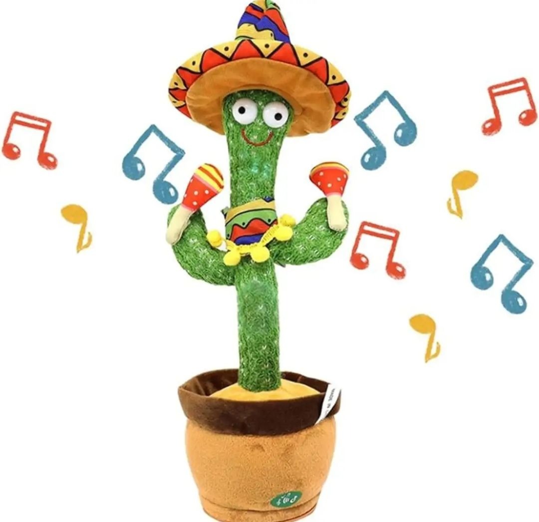 Dancing Cactus – Talking Singing & Mimic plush toy for kids