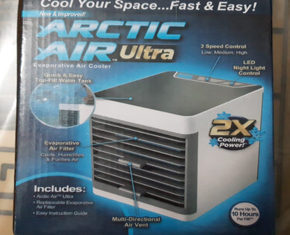 Arctic Air Ultra Portable Air Cooler – 3 Speed Hydro Chill